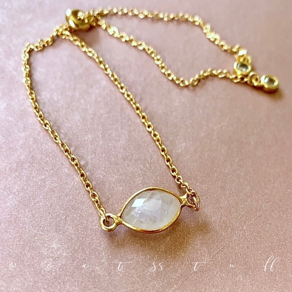 Rainbow Moonstone Bracelet - Picture 6 of 6